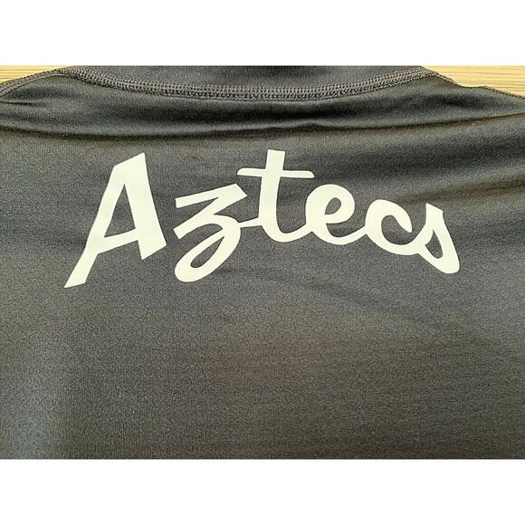 ASICS Aztecs Thermopolis Winter 1/2 Zip Performance Jacket Women's Sz M Black - Picture 3 of 8